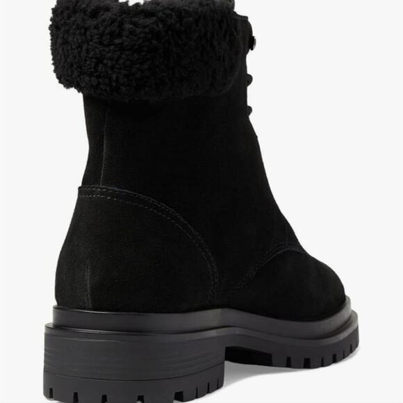 Lauren Ralph Lauren Carlee LACE UP‎ HIKING Combat BOOTS Black/Black SIZE 11 New - Picture 12 of 15